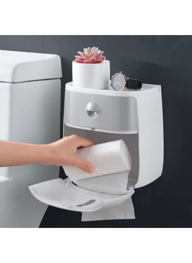 Multifunctional Waterproof Toilet Paper Holder - Image 1